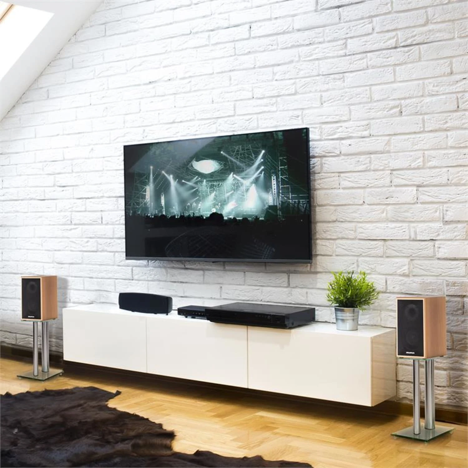 BS28 Paar Boxenständer Glas Aluminium <10kg Belastbar – Bild 2