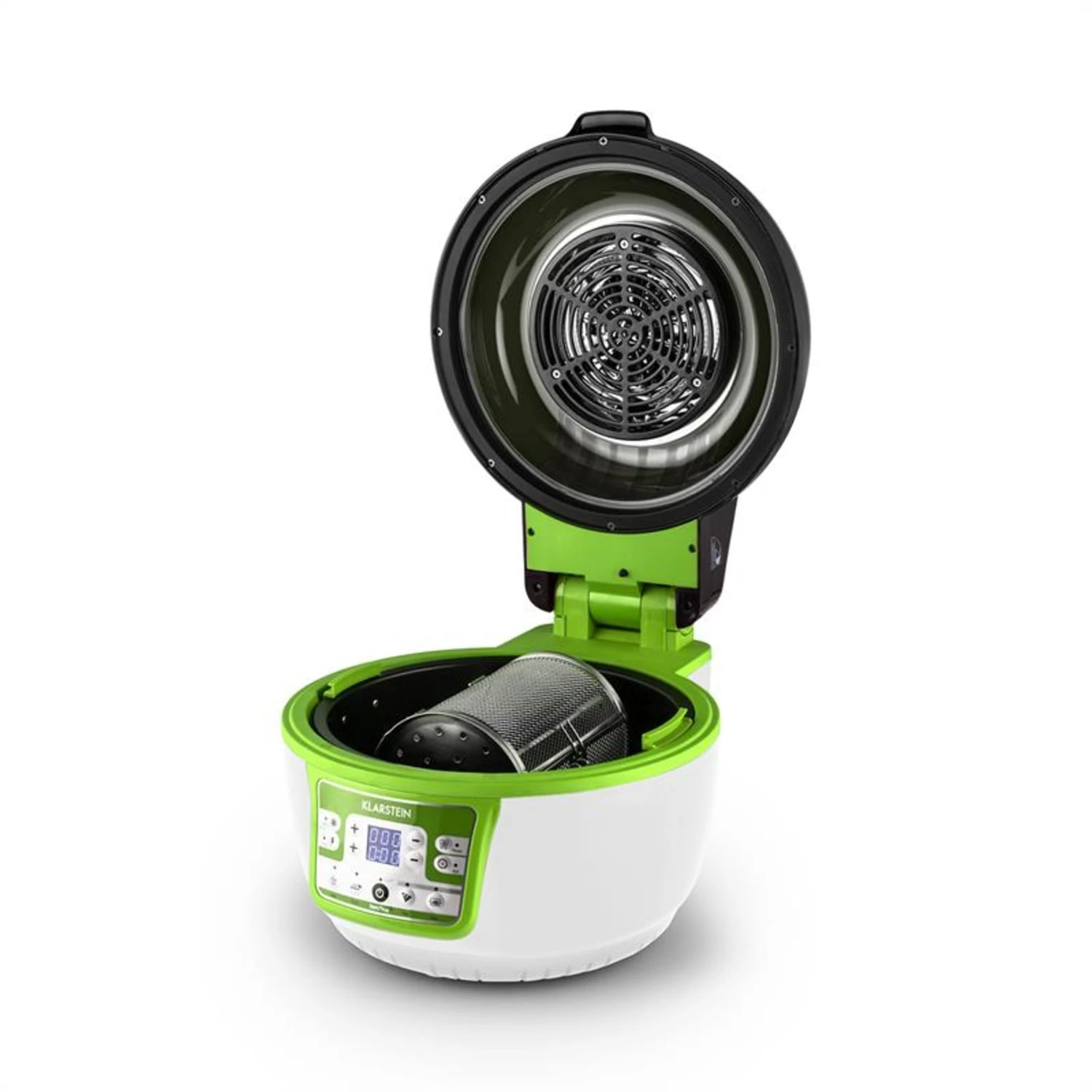 VitAir Turbo Heißluftfritteuse Grün-weiß 1400W Grillen Backen 9l – Bild 7
