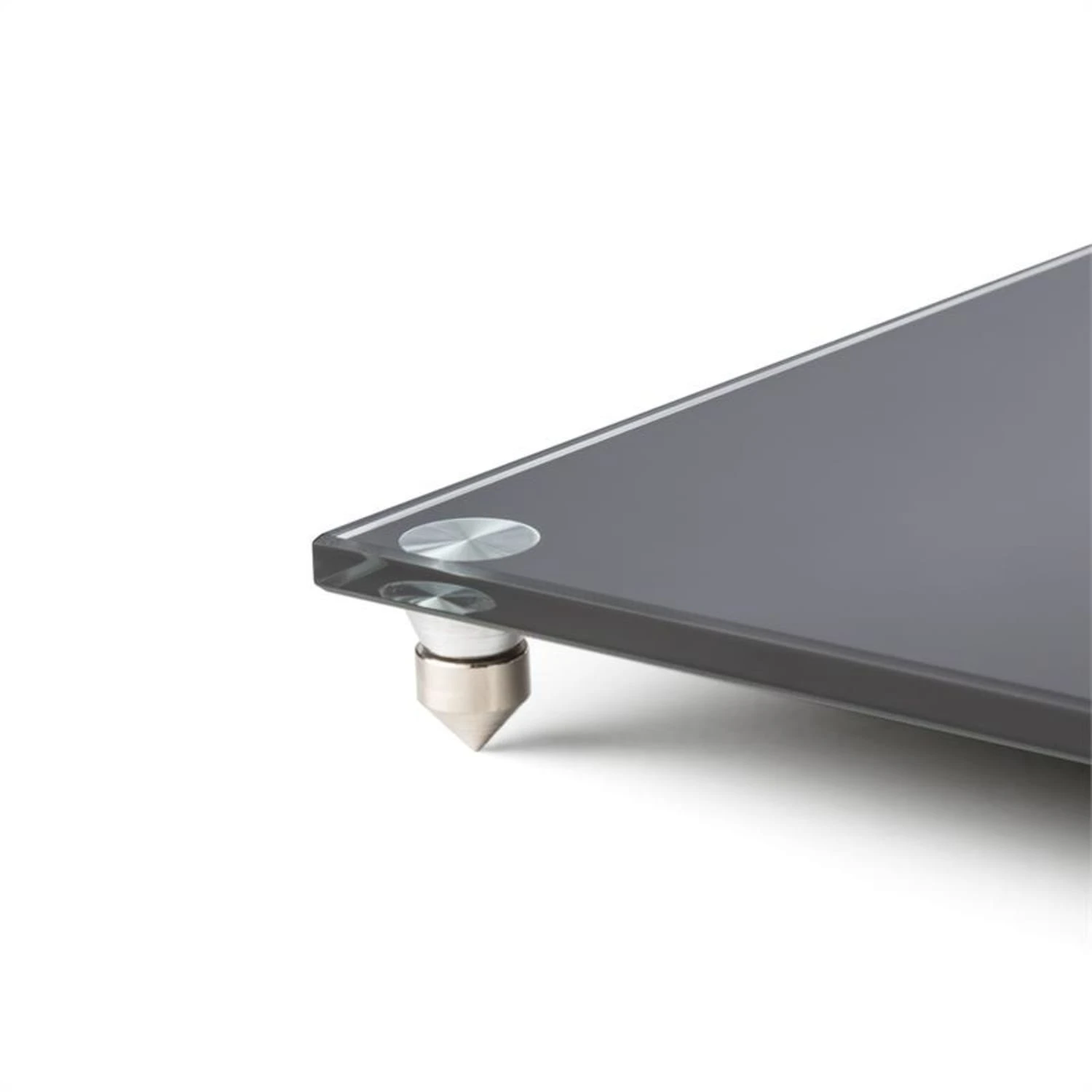 BS-03S-BK Lautsprecher-Ständer Paar Aluminium Glas MDF Kabelkanal – Bild 5