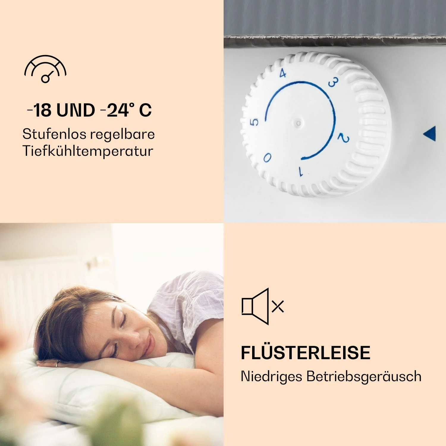 Garfield Gefrierschrank Gefrierwürfel 4-Sterne 35 L 65 W 2 Etagen – Bild 4