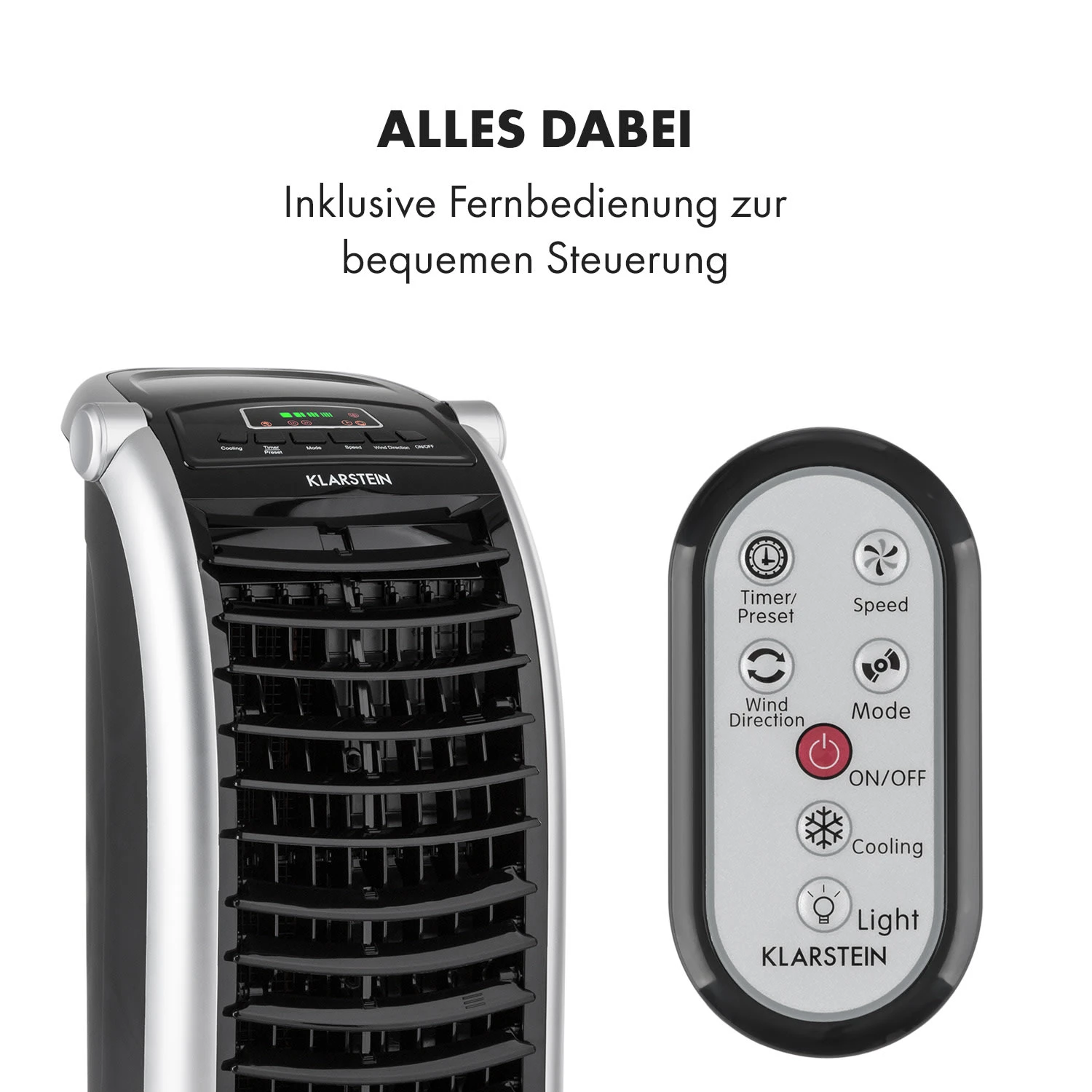 Maxfresh Ventilator Luftkühler 4-in-1-Funktion 6L-Tank 55W Timer – Bild 8