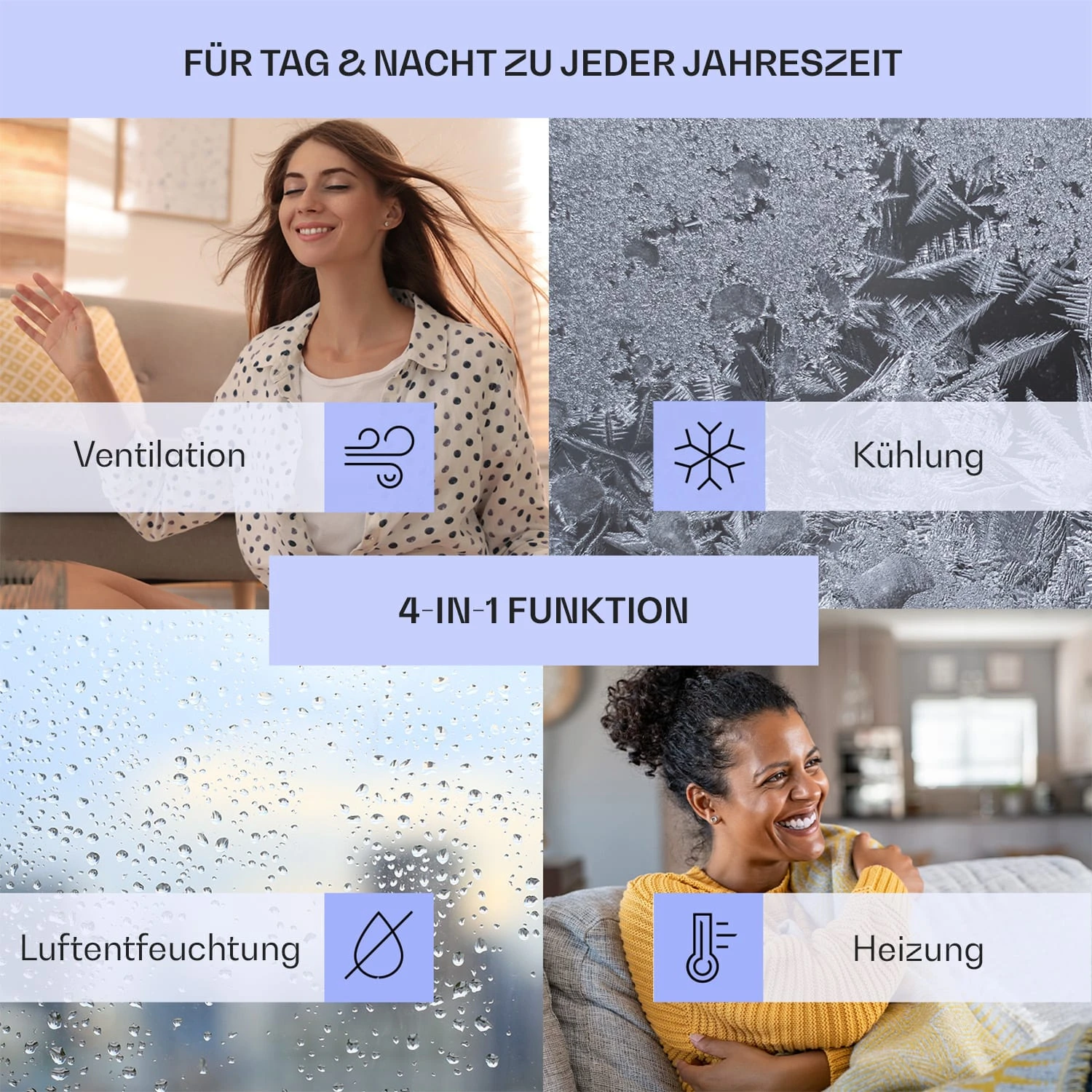 Klimamobil Wohnwagen-Klimaanlage RV-Air-Conditioner Heizung 16-30 °C – Bild 3