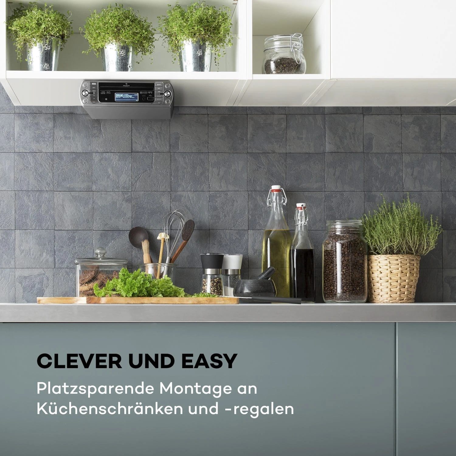 KR-500 CD Küchenradio, Internetradio, Integriertes WiFi, CD/Mp3-Player – Bild 2