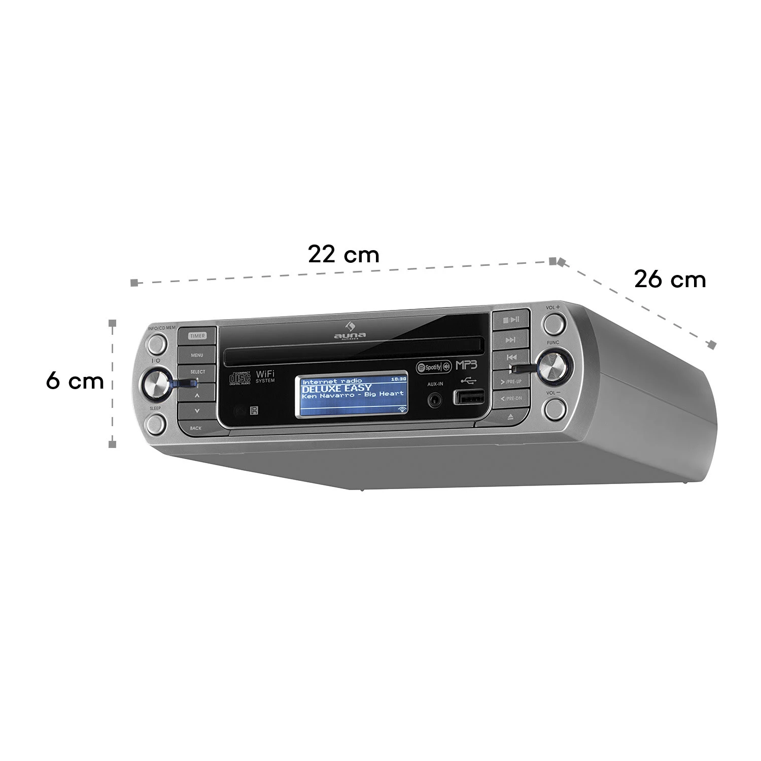 KR-500 CD Küchenradio, Internetradio, Integriertes WiFi, CD/Mp3-Player – Bild 11