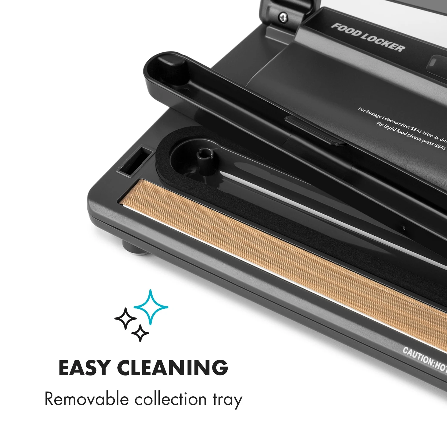 FoodLocker Slim Vakuumierer 130W Doppelte Schweißnaht – Bild 4