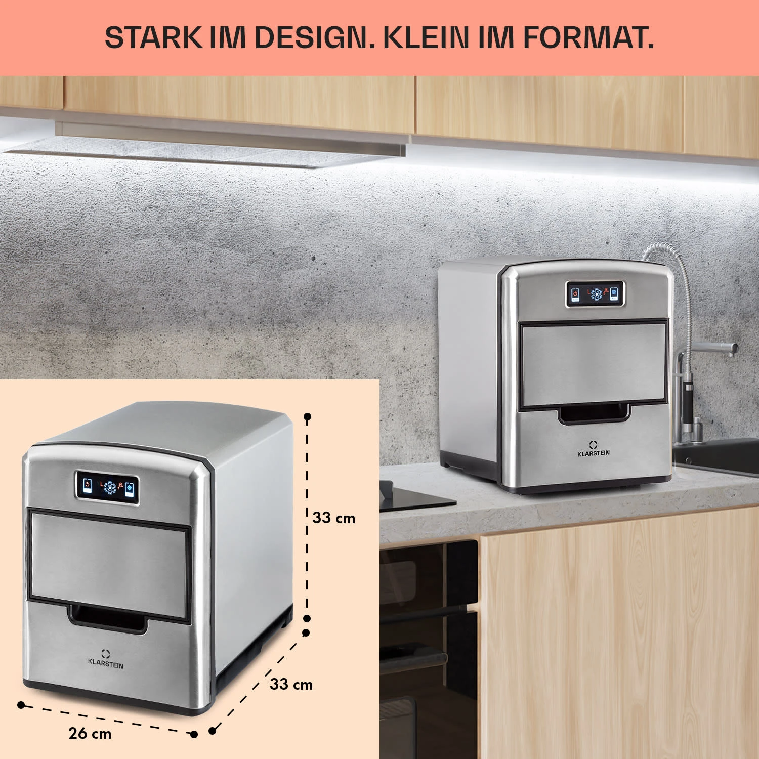 Metropolitan Eiswürfelmaschine 12kg/24h Digitales Display – Bild 6