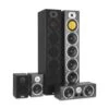 V9B Surround Lautsprecher Set Mahagoni 5 Boxen Set 440W RMS