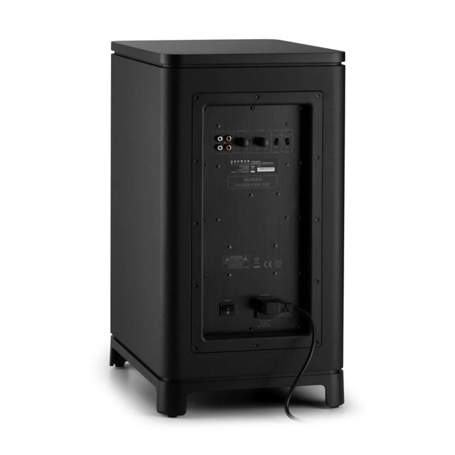 UniSUB Aktiv-Subwoofer 25 Cm (10") Schwarz – Bild 2