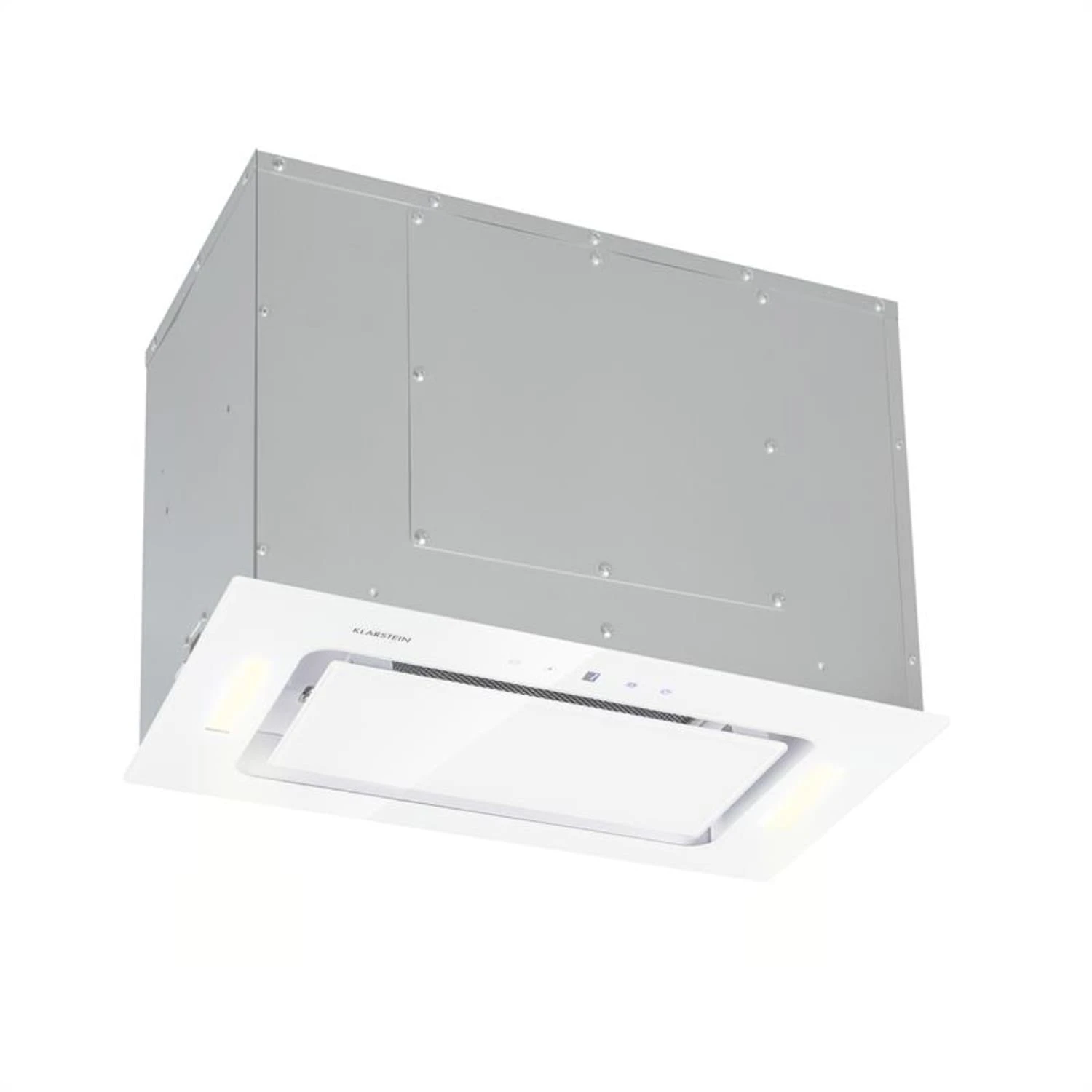 Hektor Dunstabzugshaube Einbau 52cm Abluft: 530 M³/h LED Touch Glas