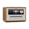 Silver Star CD Cube Radio Bluetooth HCC Display Wood Brown