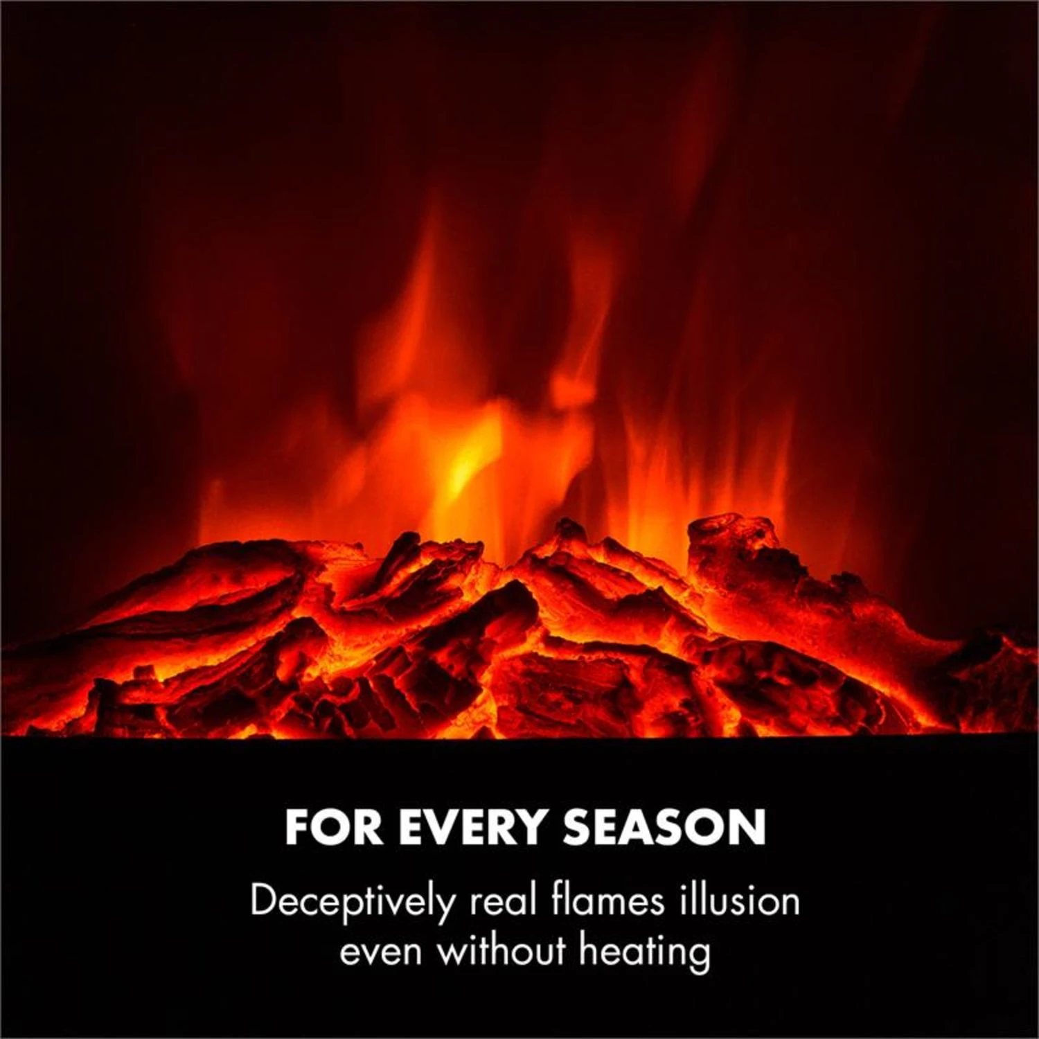 Vienna Elektrischer Eckkamin 1900W Wochentimer Fernbedienung – Bild 7