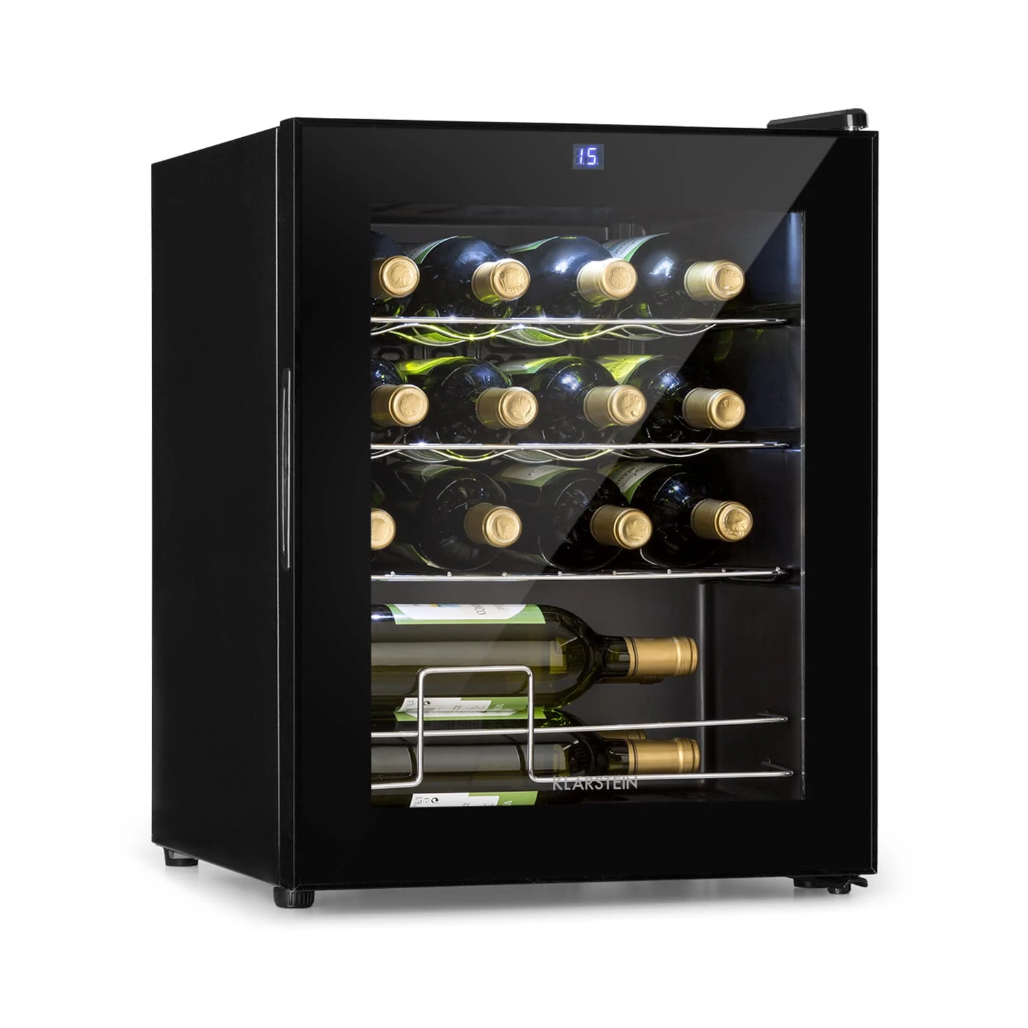 Shiraz 16 Uno Weinkühlschrank 42l Touch-Bedienfeld 131W 5-18°C