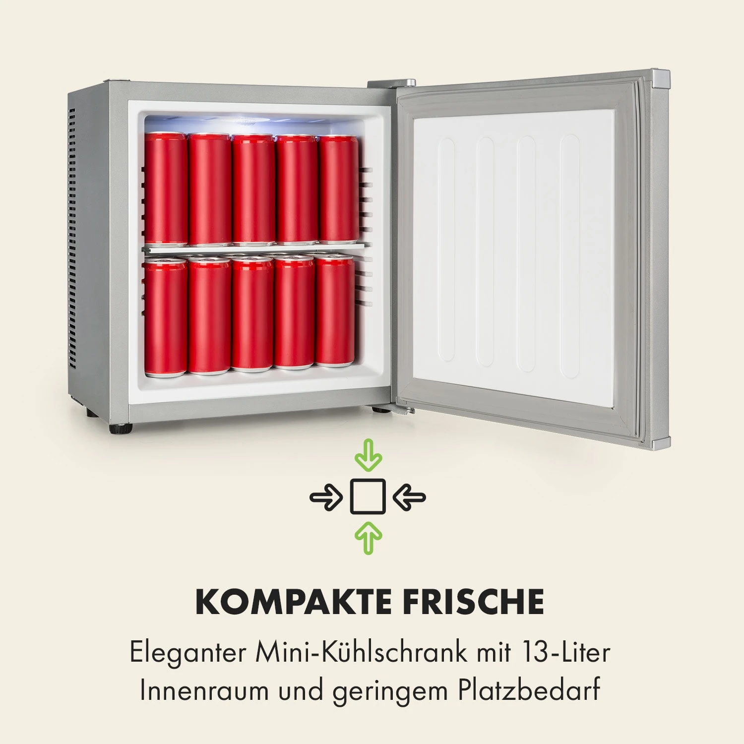 Secret Cool Mini-Kühlschrank Mini-Bar 13l 22dB 2 Etagen – Bild 6