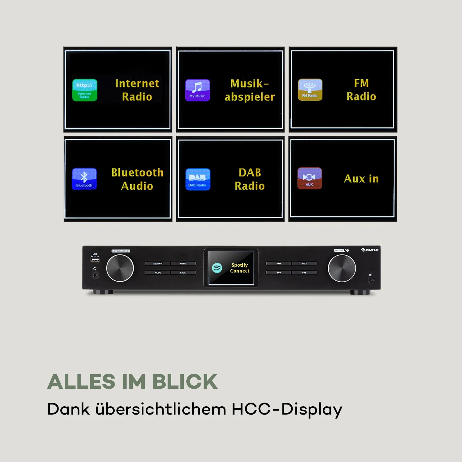 ITuner 320 BT Digitaler HiFi-Tuner Spotify Connect BT App-Control – Bild 7