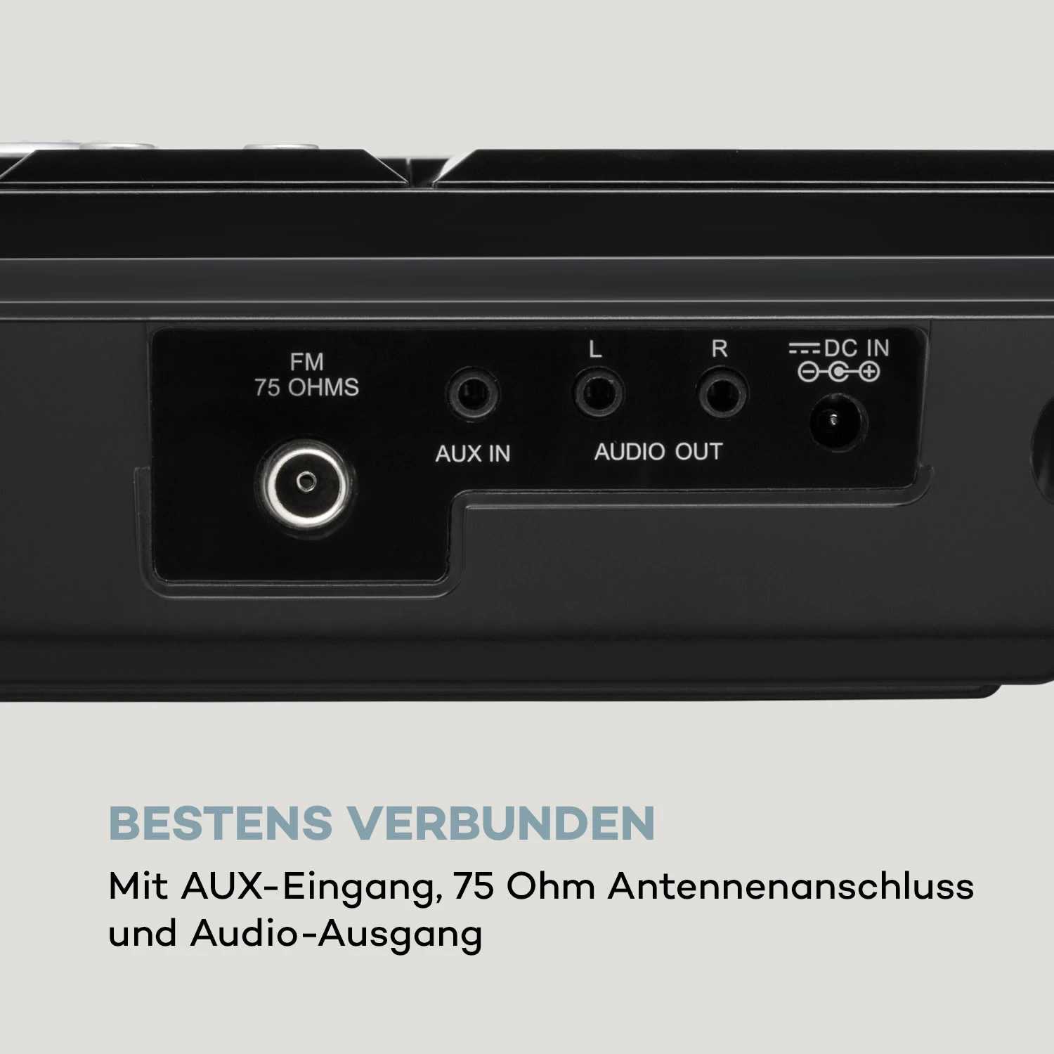 Stereo Sonic DAB+ Stereoanlage, DAB+, CD-Player, USB, BT, Schwarz – Bild 9