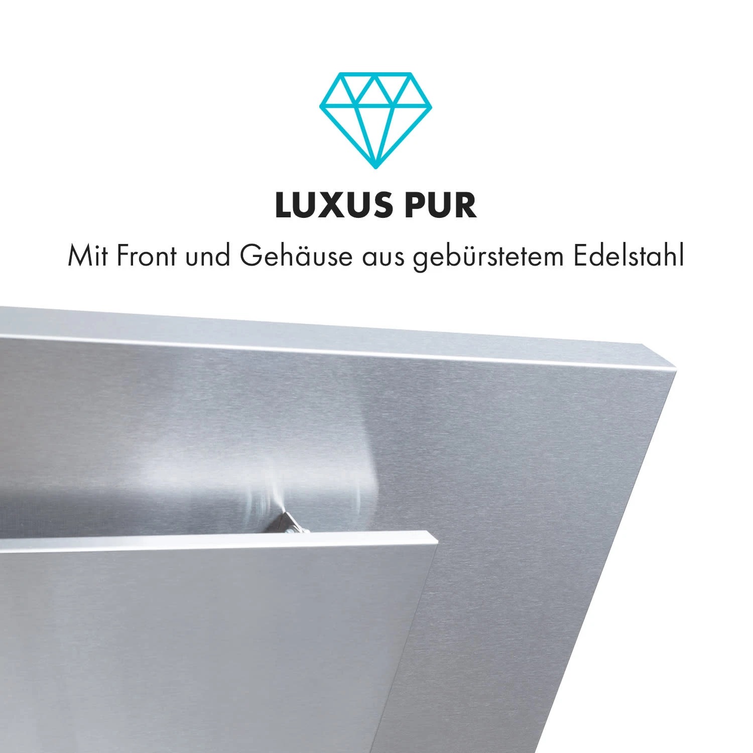 Athena 90 Dunstabzugshaube 90cm 300m³/h 69W Edelstahl – Bild 5