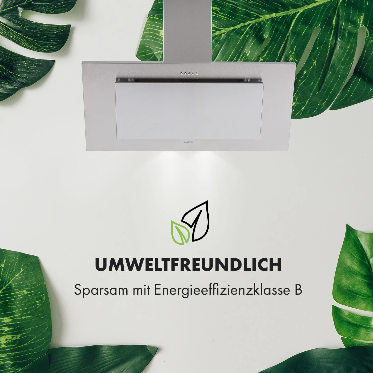 Athena 90 Dunstabzugshaube 90cm 300m³/h 69W Edelstahl – Bild 9