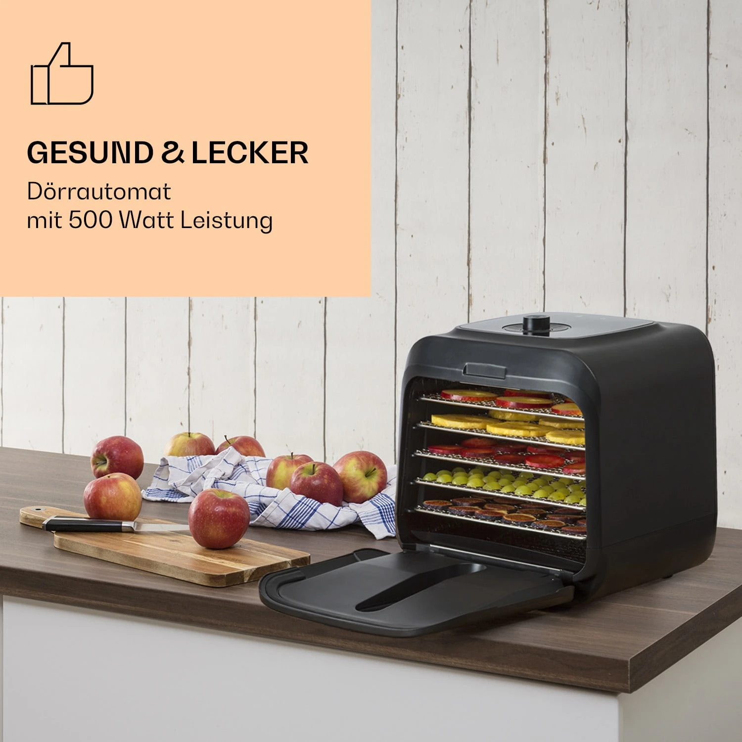 Florida Jerky Dörrautomat Infrarot 500W 4 Programme 35 Bis 75 °C – Bild 2