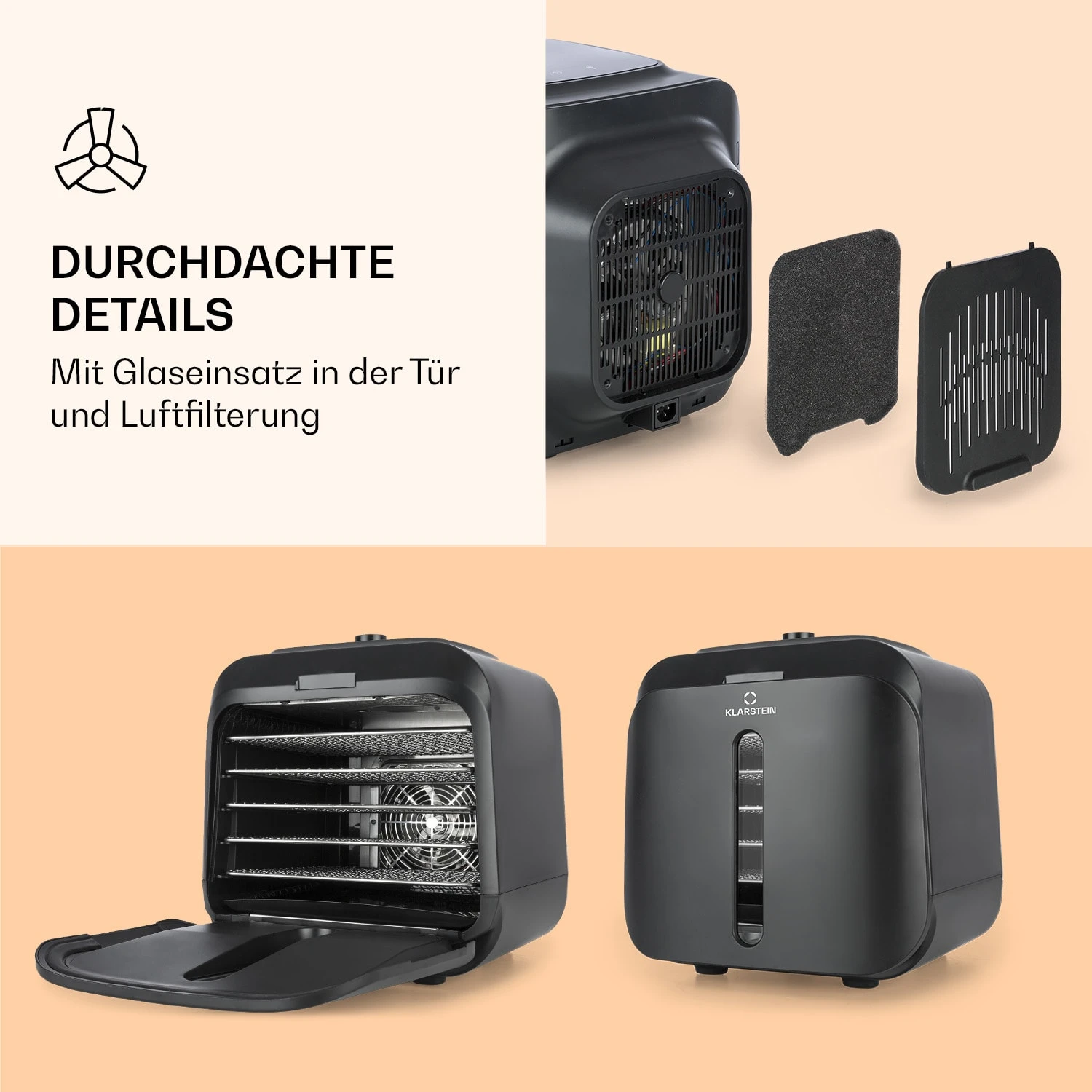 Florida Jerky Dörrautomat Infrarot 500W 4 Programme 35 Bis 75 °C – Bild 6