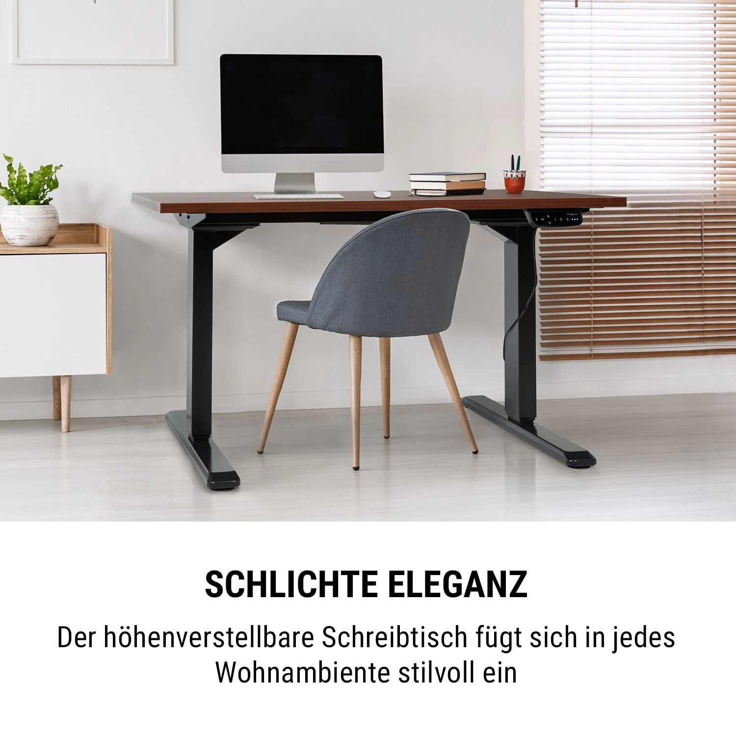 Multidesk Comfort Schreibtisch Elektrisch Höhenverstellbar 62-128 Cm – Bild 2