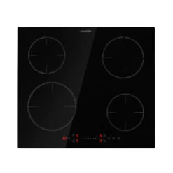 Virtuosa EcoAdapt Induktionskochfeld 4 Zonen 7200W Glas Schwarz