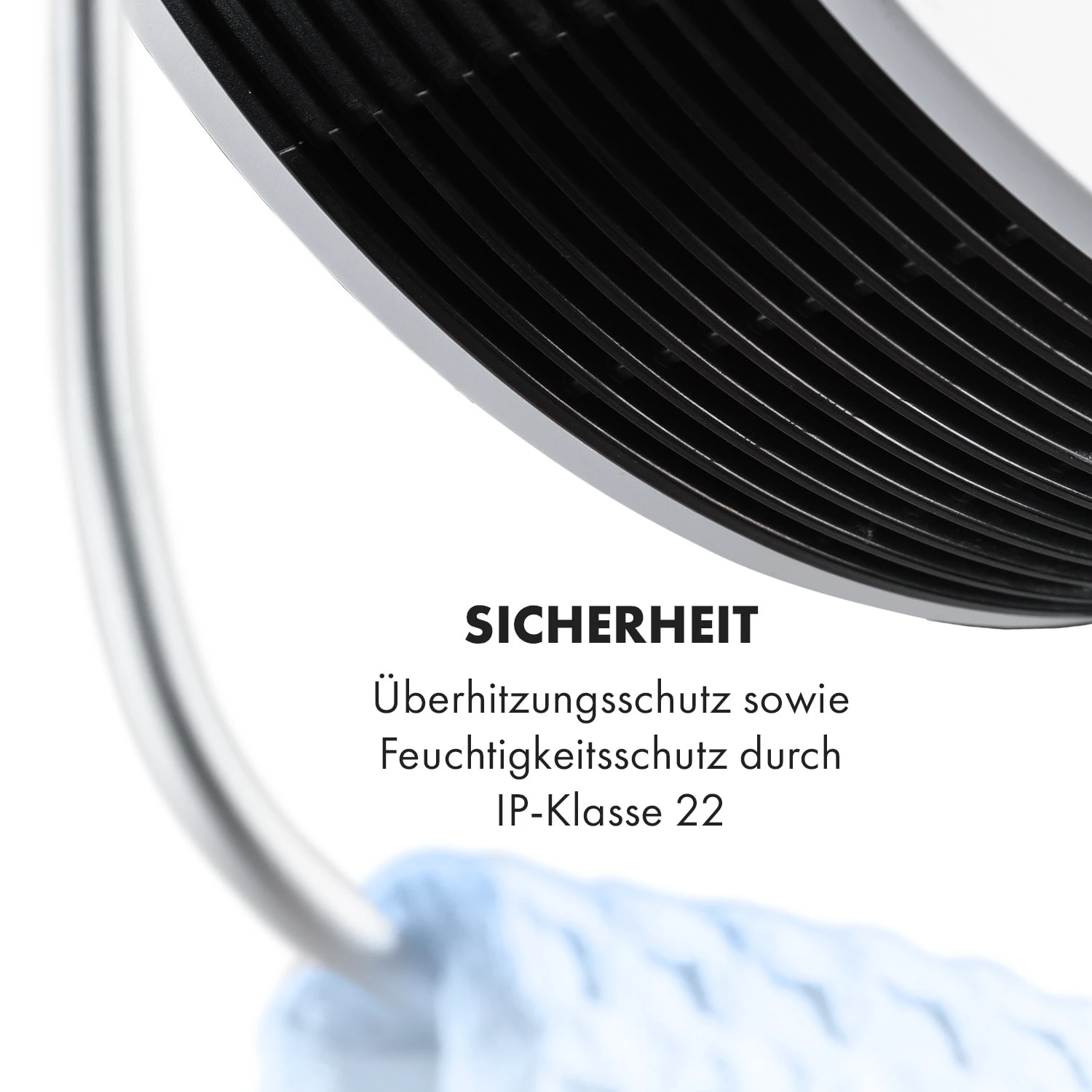 Hot Spot Pebble Heizlüfter 2000W Handtuchtrockner Timer Fernbedienung – Bild 9