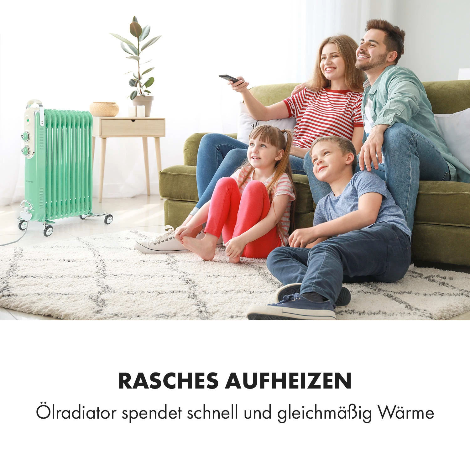 Thermaxx Retroheat Ölradiator 2500W Bodenrollen – Bild 4