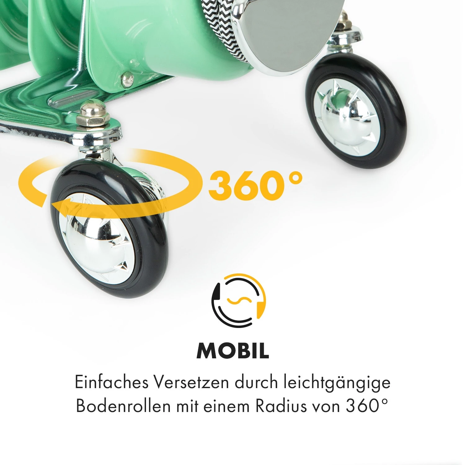 Thermaxx Retroheat Ölradiator 2500W Bodenrollen – Bild 6