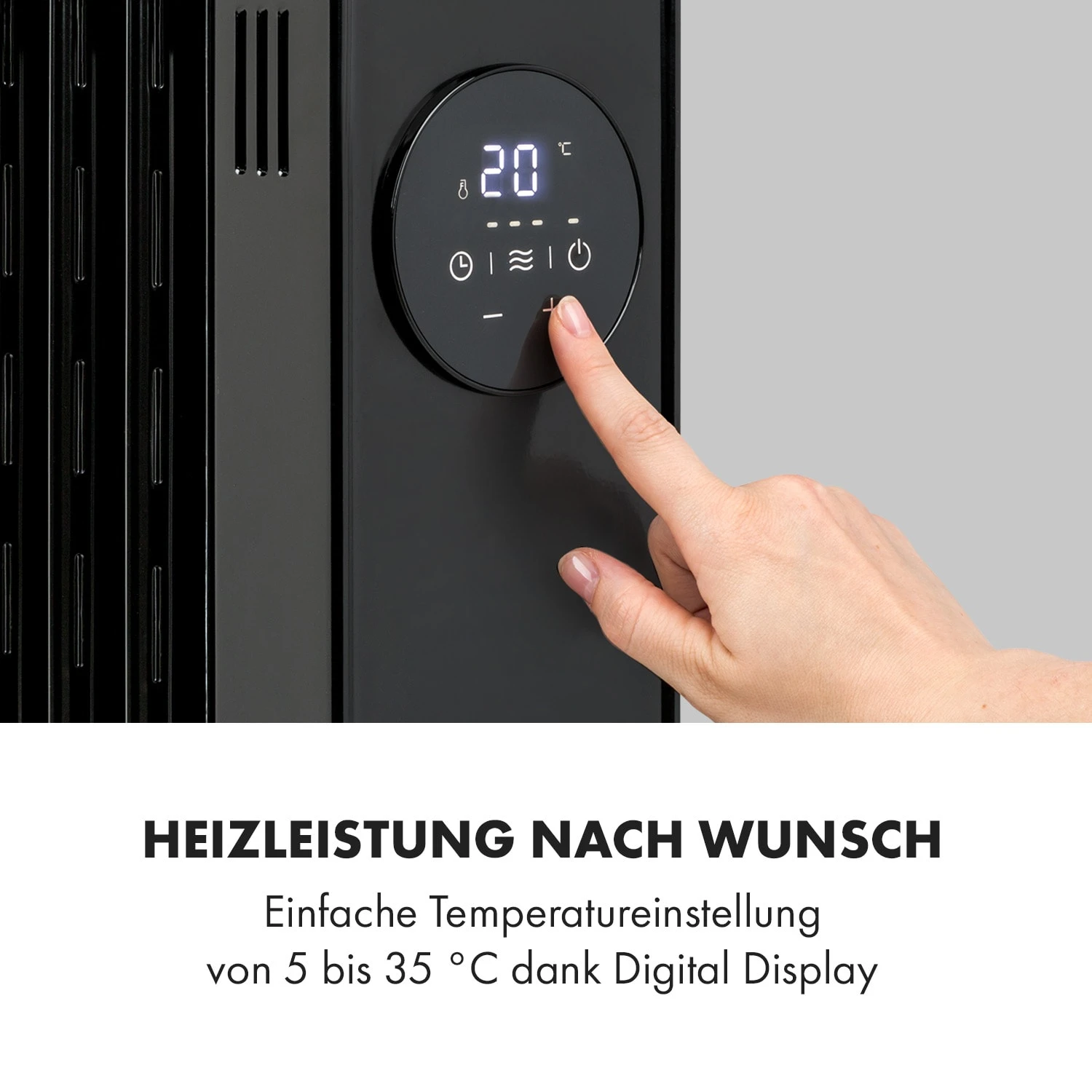 Thermaxx Heatstream Ölradiator 2500W 5-35 °C, 24h-Timer – Bild 3