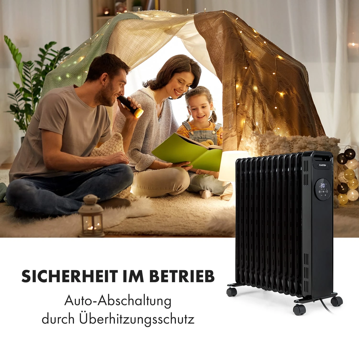 Thermaxx Heatstream Ölradiator 2500W 5-35 °C, 24h-Timer – Bild 7