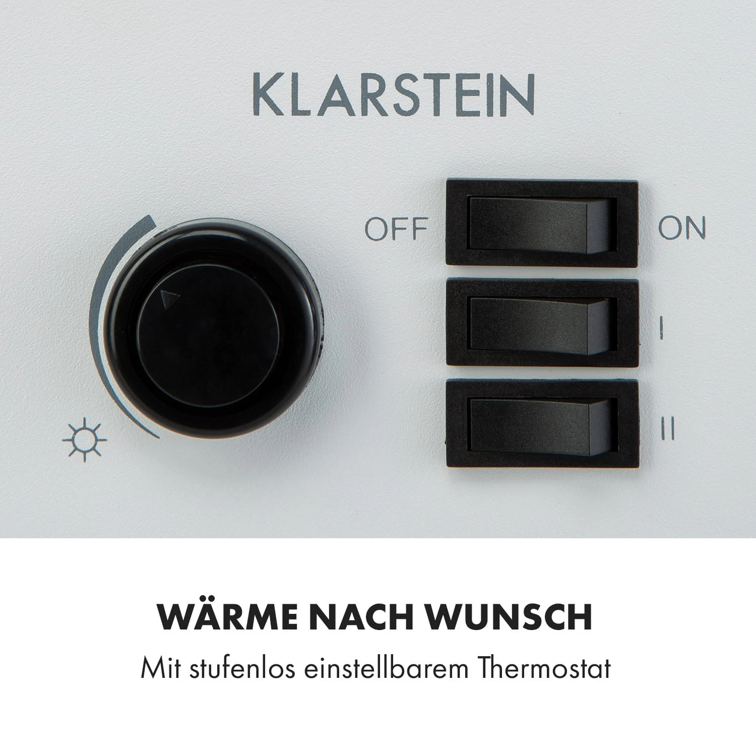 Leoben Elektrischer Kamin 900 / 1800 W Thermostat PanoramaView – Bild 4