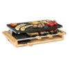 Tournedo Raclette 1200W Aluminiumguss 8 Personen Holz-Dekor