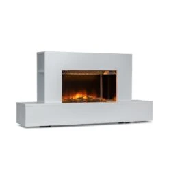 Heat 'n Beat Elektrischer Kamin 900/1800W LED Bluetooth-Speaker Flammenillusion