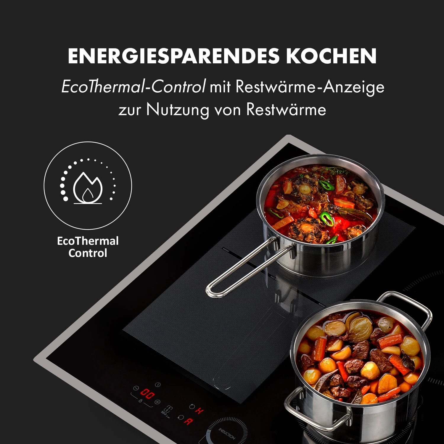 Delicatessa 60 Hybrid Prime Einbaukochfeld Induktion 4 Zonen 7000W – Bild 6