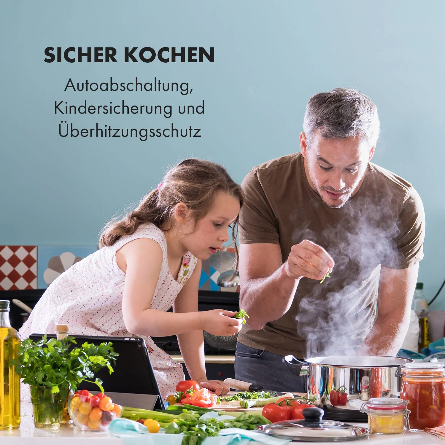 Delicatessa 60 Hybrid Prime Einbaukochfeld Induktion 4 Zonen 7000W – Bild 10