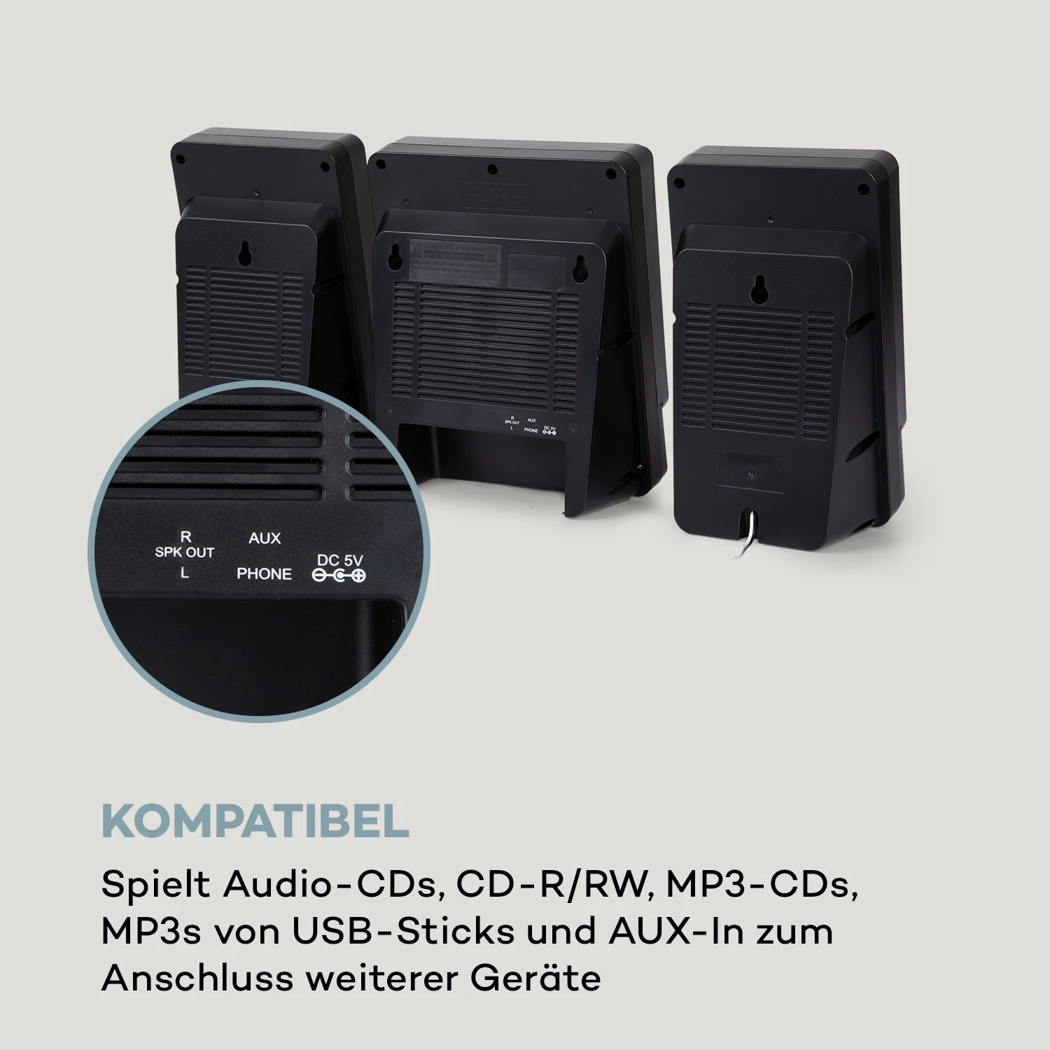Microstar Vertikal-Stereoanlage CD-Player Bluetooth USB Fernbedienung – Bild 7