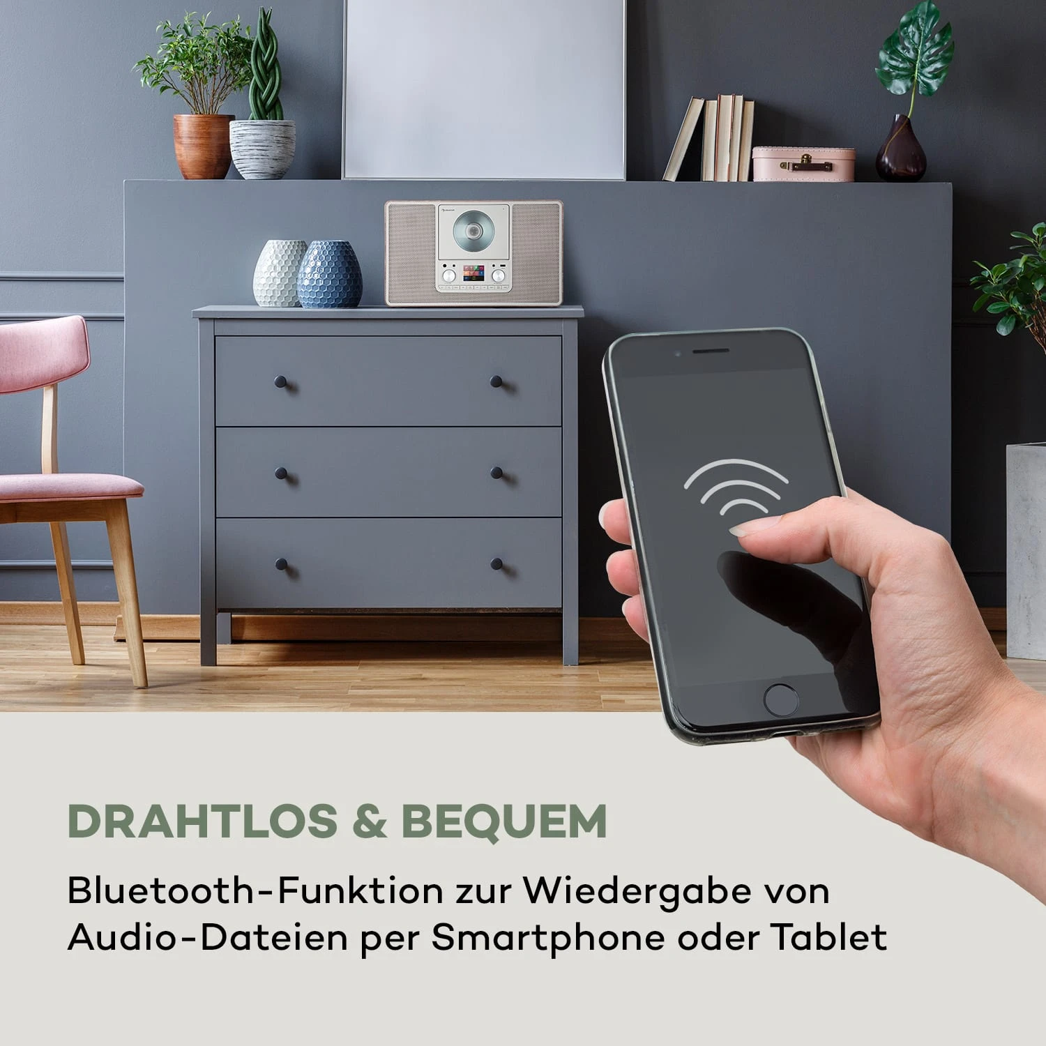 Scala VCD-IR Internetradio WLAN CD BT MP3 DAB+ UKW Radio – Bild 7