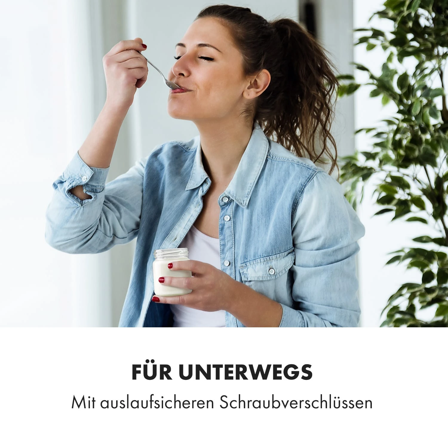 Gaia Greek Joghurt-Maker 1,26 L 6 Gläser Inkl. Sieb-Box – Bild 4