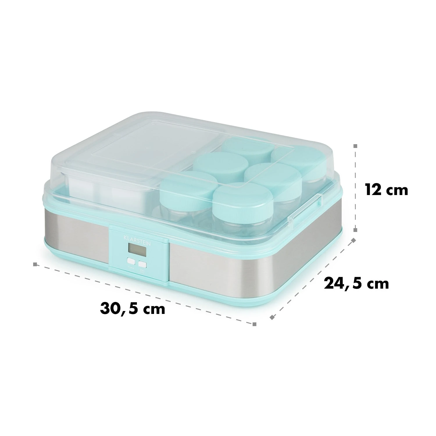 Gaia Greek Joghurt-Maker 1,26 L 6 Gläser Inkl. Sieb-Box – Bild 8