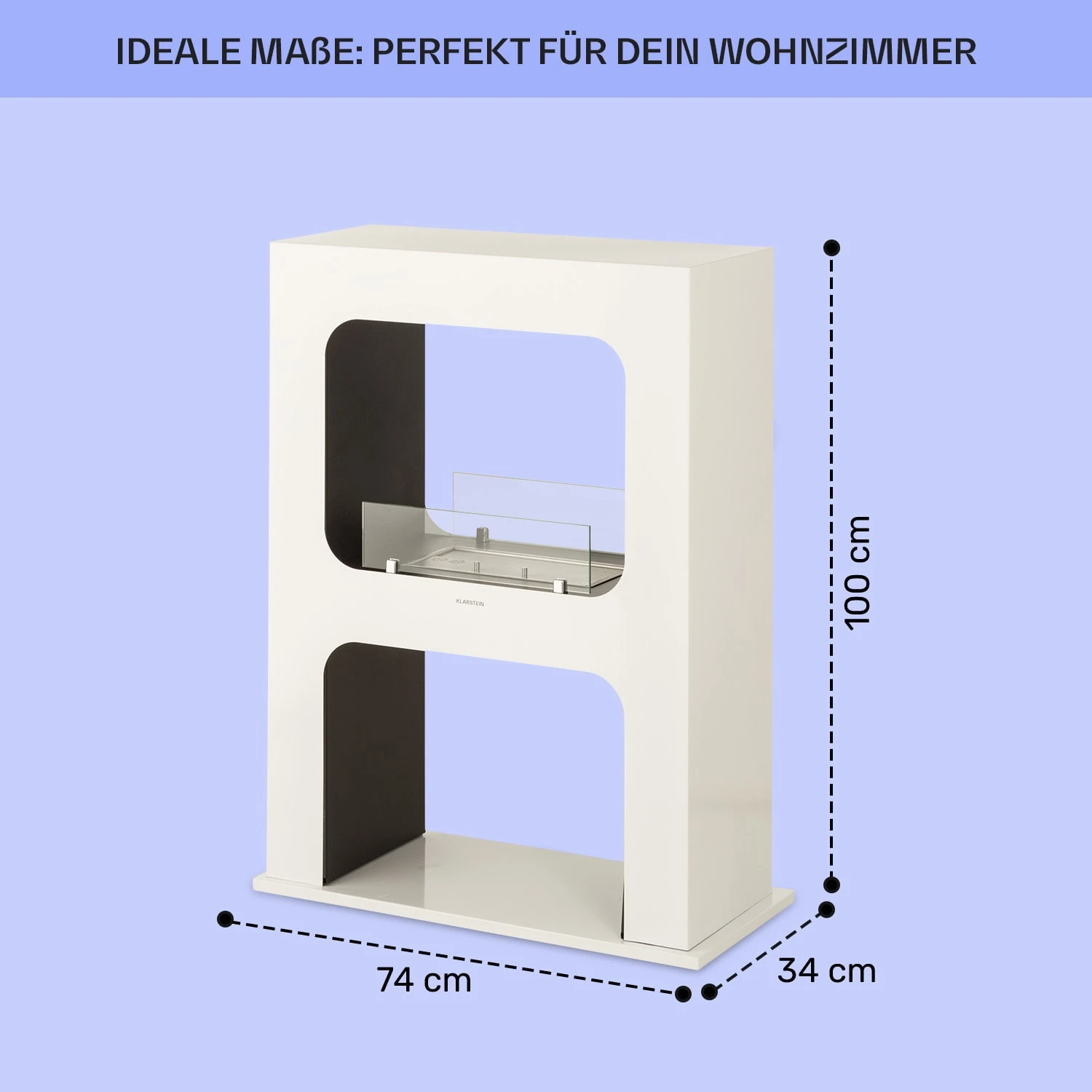 Phantasma Peña Ethanol-Kamin Rauch- & Geruchlos Bio-Ethanol – Bild 5