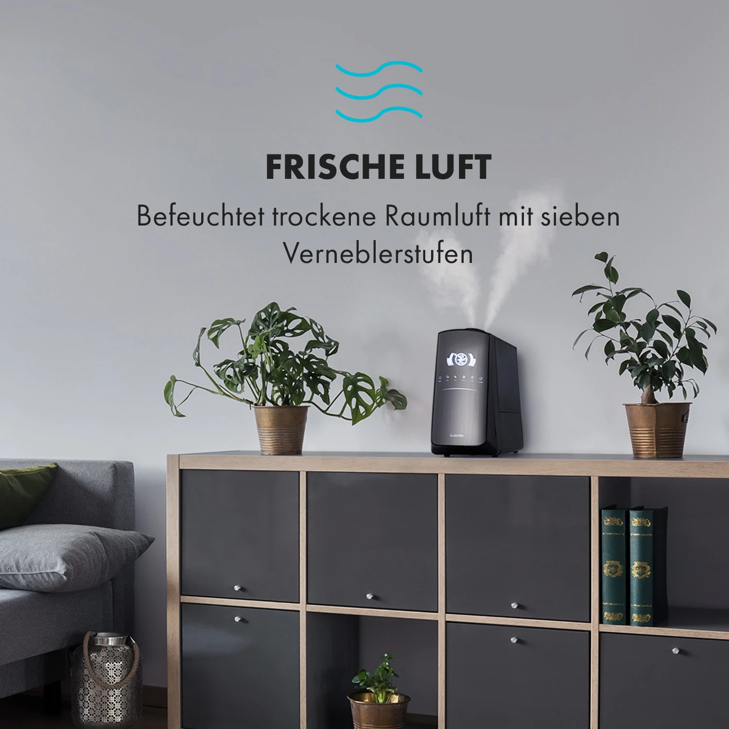 VapoAir Opal Smart Luftbefeuchter App-Steuerung LED-Screen Fernbedienung – Bild 3