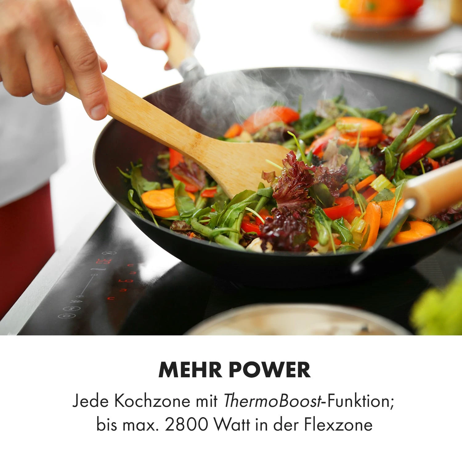 Delicatessa 90 Slim Einbaukochfeld Induktion 4 Zonen 7000W Autark – Bild 8