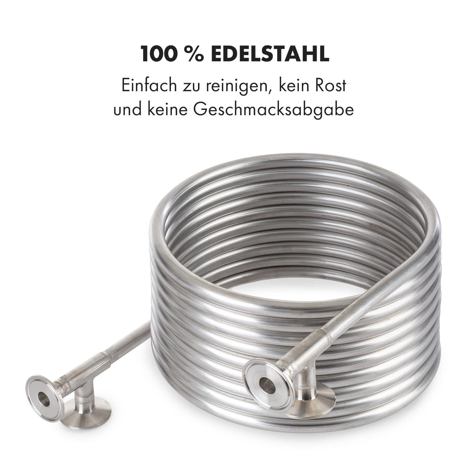 Counterflow Gegenstromkühler Ø28cm 9 Schleifen 304 Edelstahl – Bild 6