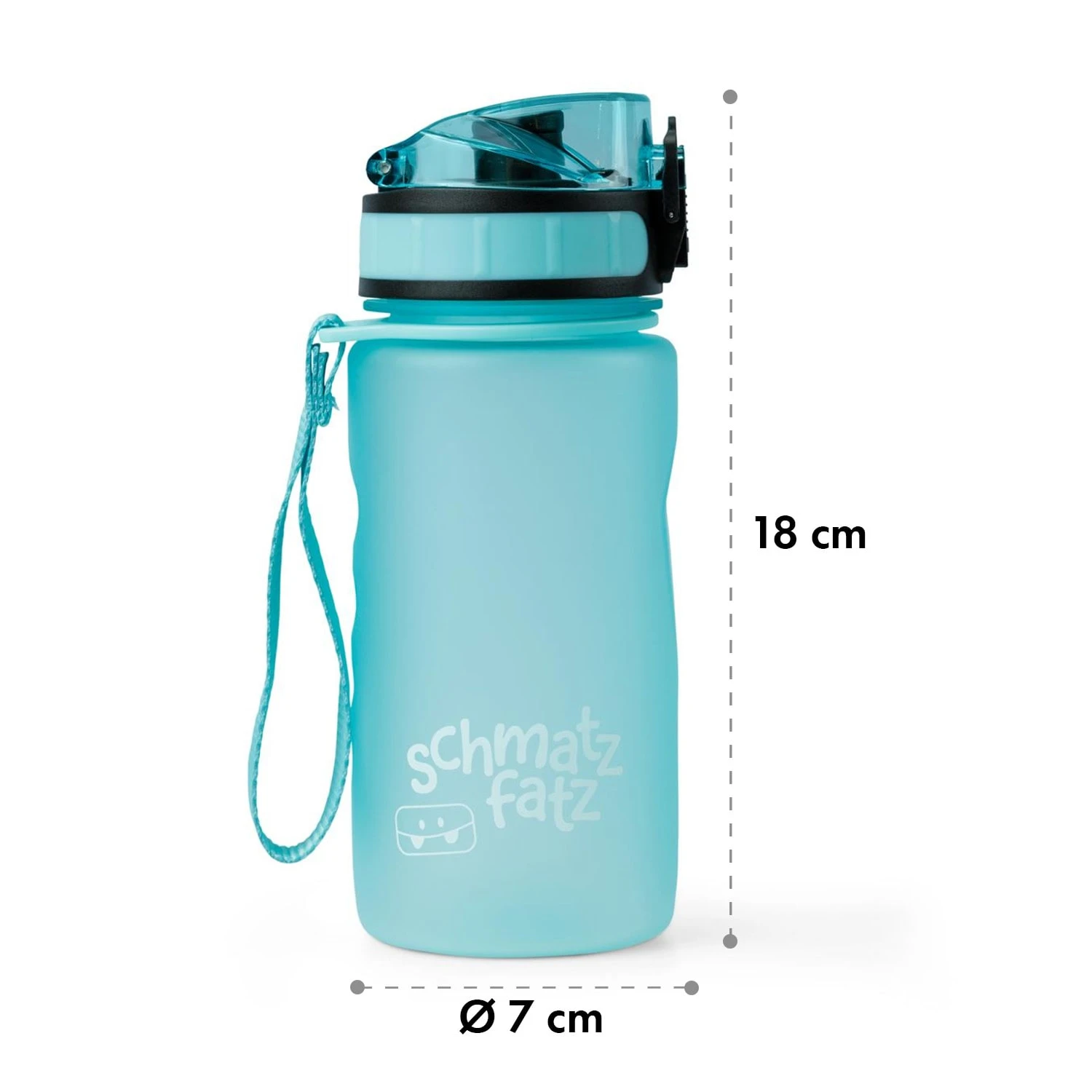 Schmatzfatz Trinkflasche Sportflasche 350 Ml 18 Cm Tritan – Bild 8