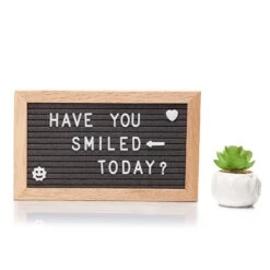 Buchstabentafel 25 X 15 Cm 340 Buchstaben & Symbole Aufhängevorrichtung