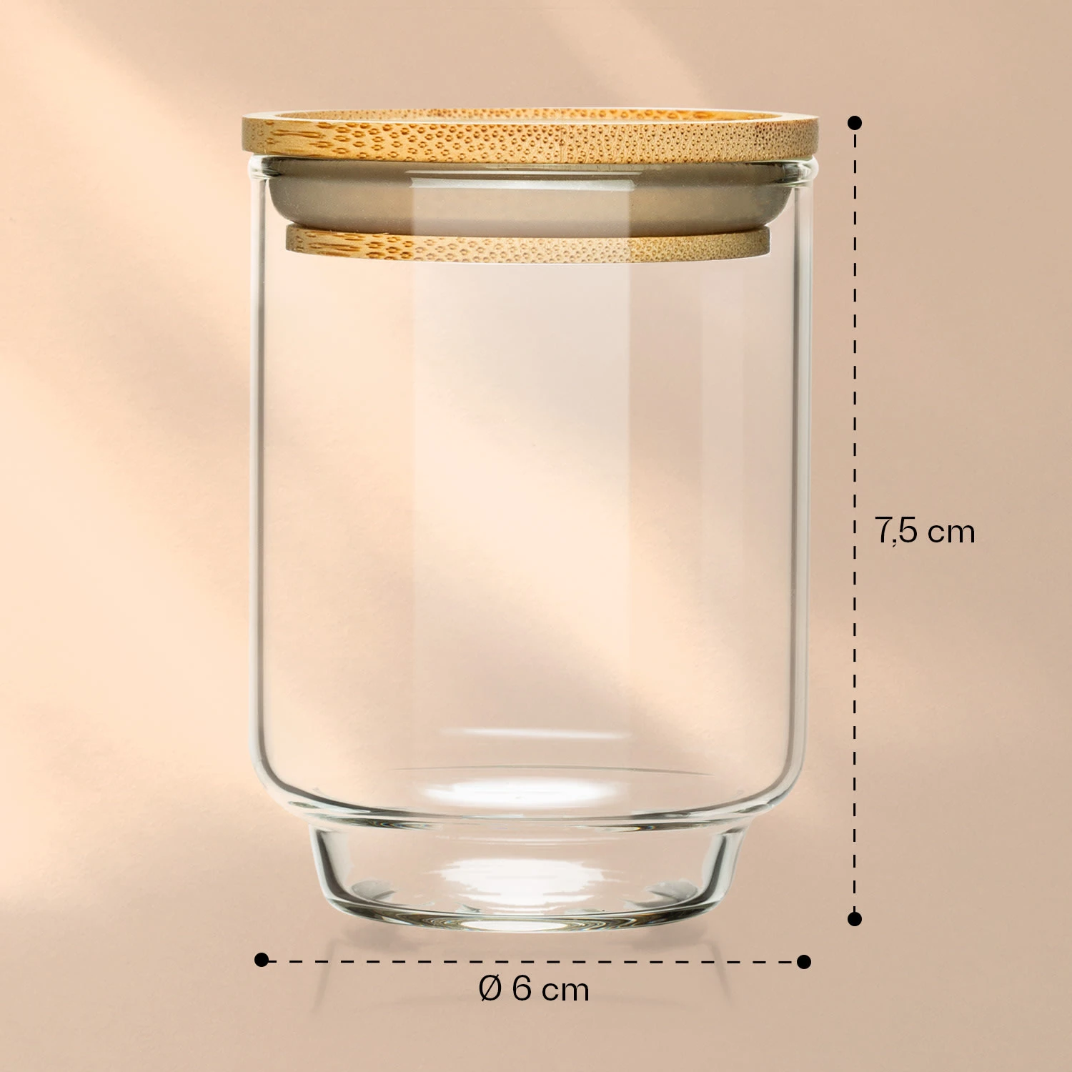 Gewürzgläser Bambusdeckel 10 Stück Je 150 Ml Luftdicht Stapelbar – Bild 7