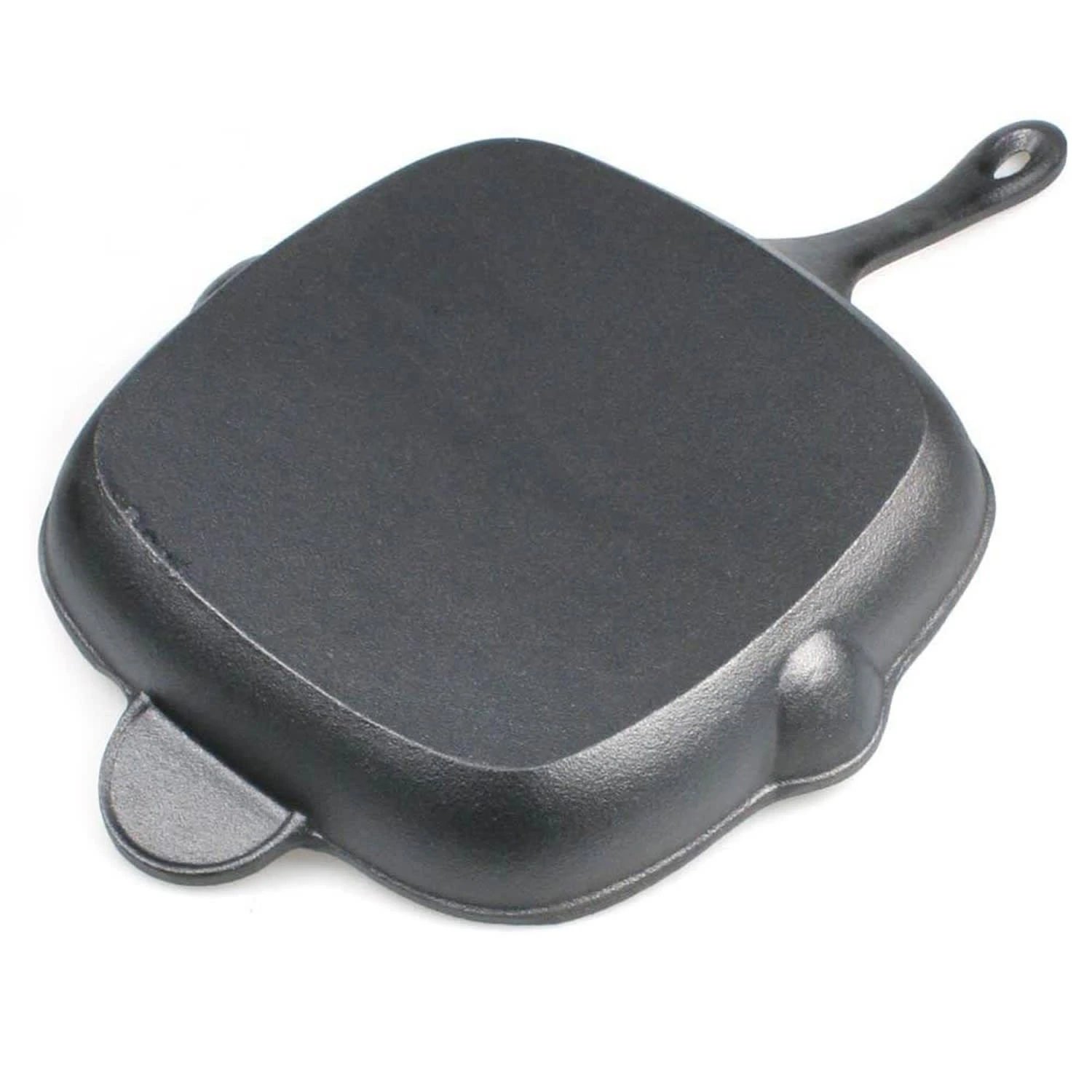 Malvi Bratpfanne 29 Cm Guss Eckig Geriffelt Voreingebrannt 29x5x29cm – Bild 5