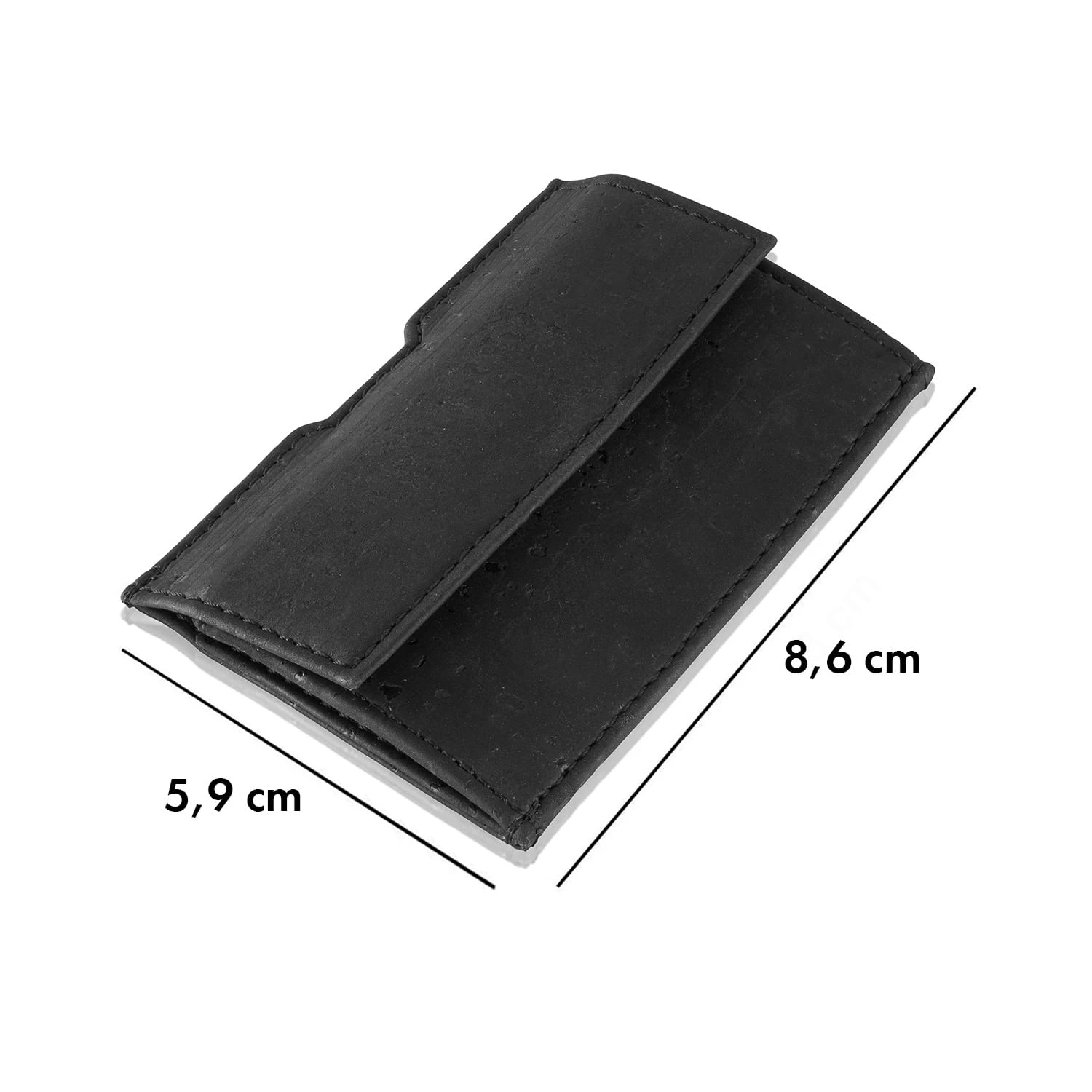 Coin Pocket Mit RFID-Schutzkarte Für ZNAP Slim Wallets 8 Und 12 Druckknopf – Bild 7