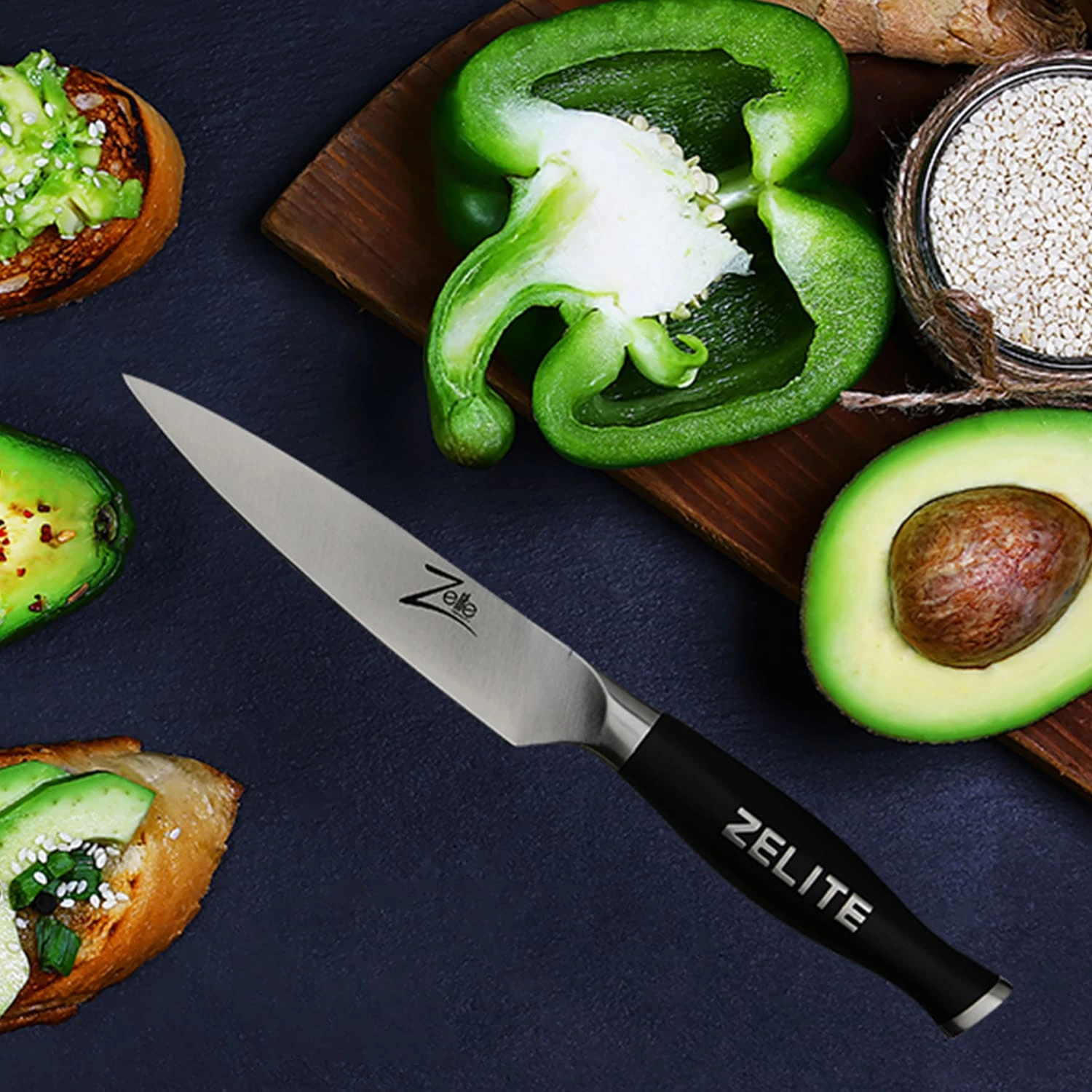 Comfort Pro Serie 5" Allzweckmesser 56 HRC Edelstahl – Bild 3