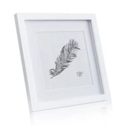 Everton Bilderrahmen Quadratisch 24,4 X 24,4 Cm Fotos Passepartout Glas